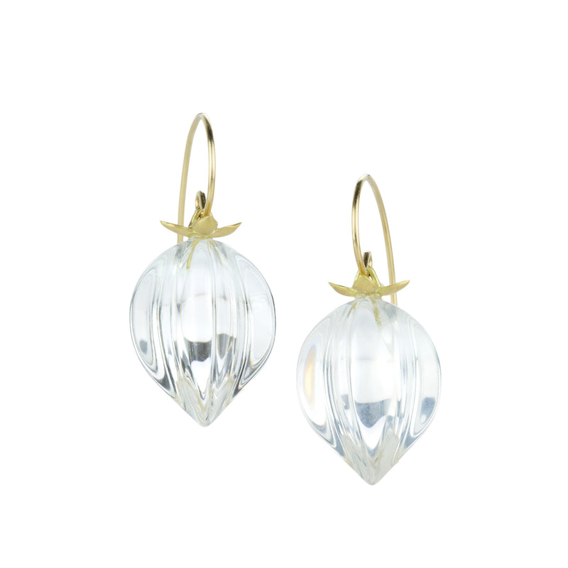 Gabriella Kiss Quartz Crystal Chinese Lantern Earrings | Quadrum Gallery