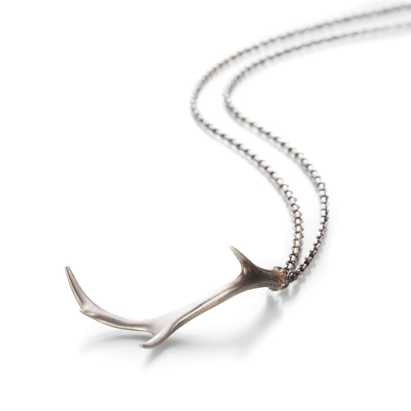 Gabriella Kiss Silver Antler Pendant Necklace | Quadrum Gallery