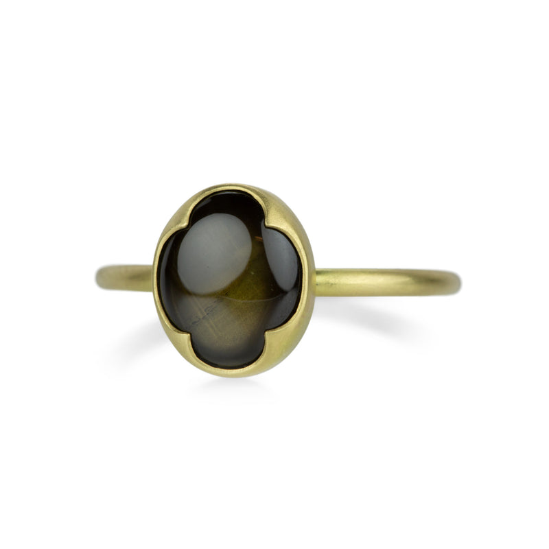 Gabriella Kiss Oval Golden Star Sapphire Ring | Quadrum Gallery