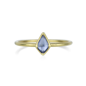Gabriella Kiss 18k Kite Shaped Pale Blue Sapphire Ring | Quadrum Gallery