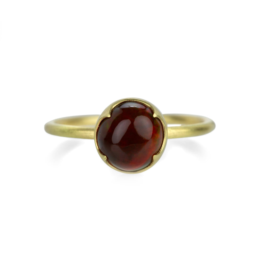Gabriella Kiss Oval Mexican Fire Opal Ring | Quadrum Gallery