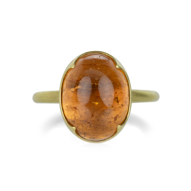 Gabriella Kiss Oval Imperial Topaz Ring | Quadrum Gallery