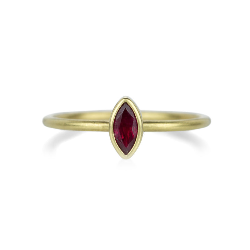 Gabriella Kiss 18k Marquise Ruby Ring | Quadrum Gallery