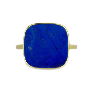 Gabriella Kiss Soft Square Lapis Ring | Quadrum Gallery