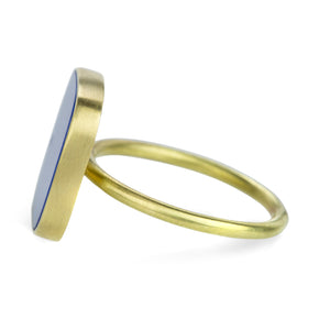 Gabriella Kiss Soft Square Lapis Ring | Quadrum Gallery