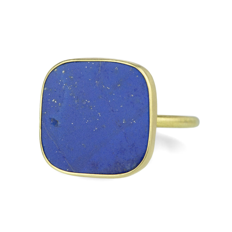 Gabriella Kiss Soft Square Lapis Ring | Quadrum Gallery