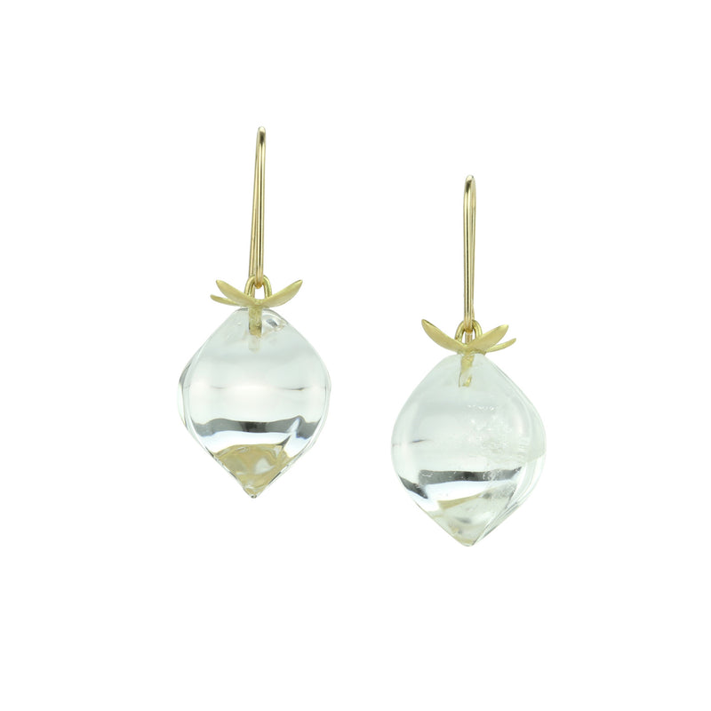Gabriella Kiss Crystal Hickory Nut Drop Earrings | Quadrum Gallery