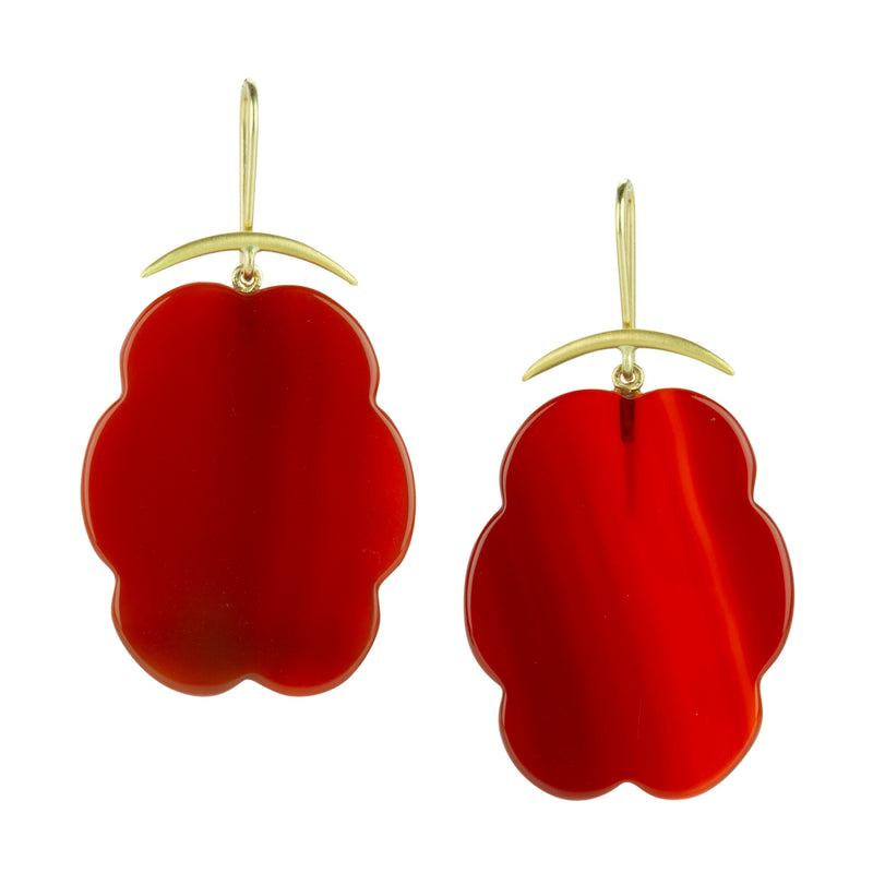 Gabriella Kiss Carnelian Cloud Drop Earrings | Quadrum Gallery