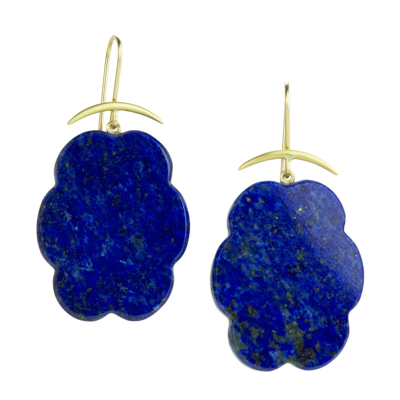 Gabriella Kiss 18k Lapis Cloud Drop Earrings | Quadrum Gallery