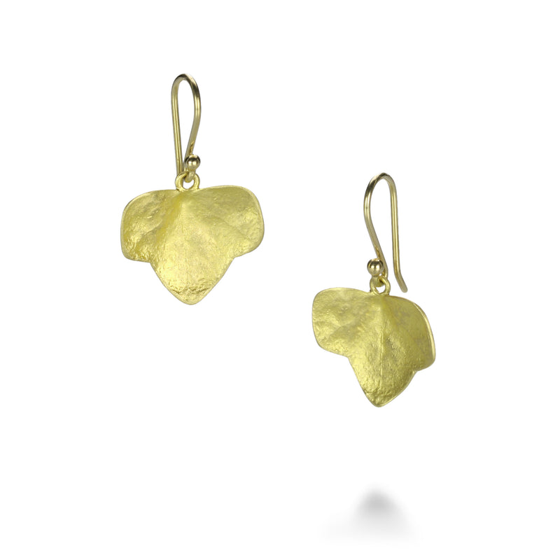 Gabriella Kiss Small 18k Ivy Leaf Earrings | Quadrum Gallery