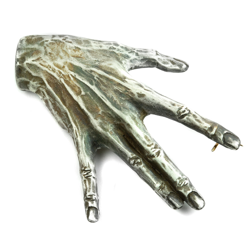 Gabriella Kiss Silver Schiele Hand Pin | Quadrum Gallery