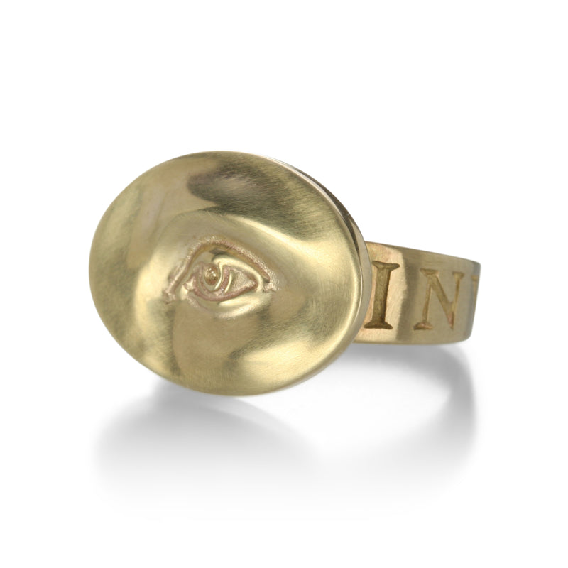 Gabriella Kiss 18k Large Eye Ring | Quadrum Gallery