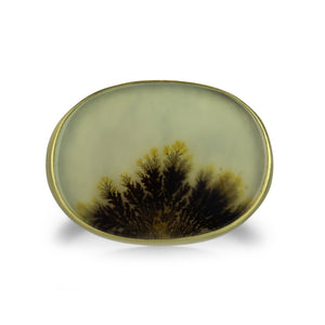 Gabriella Kiss Oval Horizontal Dendritic Agate Ring | Quadrum Gallery