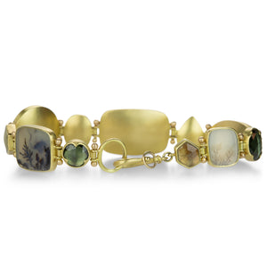 Gabriella Kiss Dendrite and Sapphire Hinge Bracelet | Quadrum Gallery