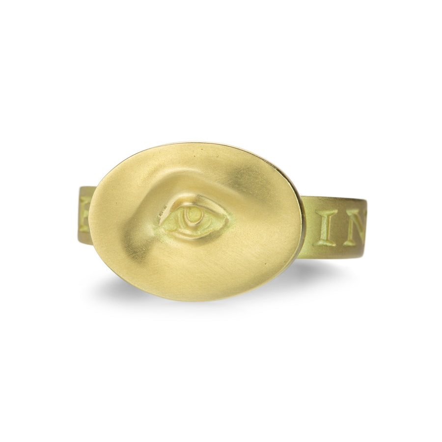 Gabriella Kiss Gold Small Eye Ring | Quadrum Gallery
