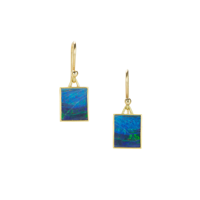 Gabriella Kiss Rectangular Slab Opal Earrings | Quadrum Gallery