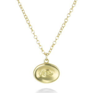 Gabriella Kiss Small 18k Eye Pendant Necklace | Quadrum Gallery