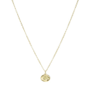 Gabriella Kiss Small 14k Eye Pendant Necklace | Quadrum Gallery