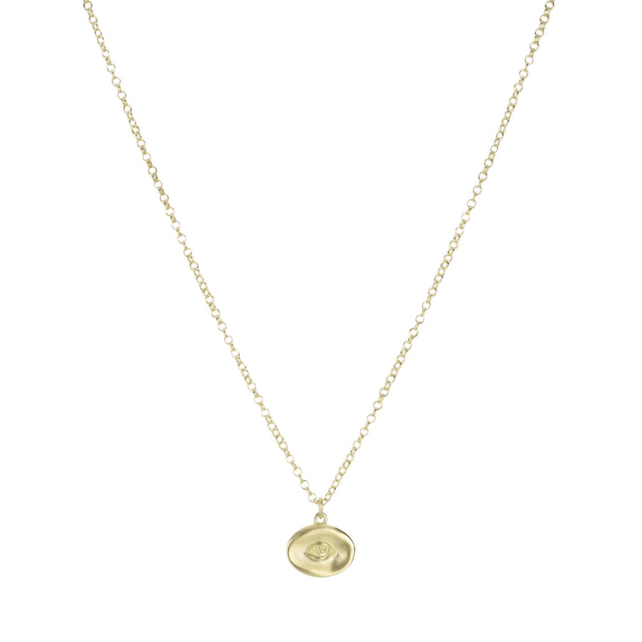 Gabriella Kiss Small 14k Eye Pendant Necklace | Quadrum Gallery