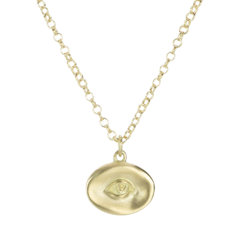 Gabriella Kiss Small 14k Eye Pendant Necklace | Quadrum Gallery