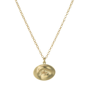 Gabriella Kiss Large 14k Eye Pendant Necklace | Quadrum Gallery