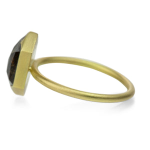 Gabriella Kiss Hexagonal Brown Diamond Ring | Quadrum Gallery