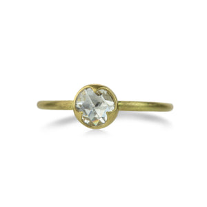 Gabriella Kiss Rose Cut Round White Diamond Ring | Quadrum Gallery