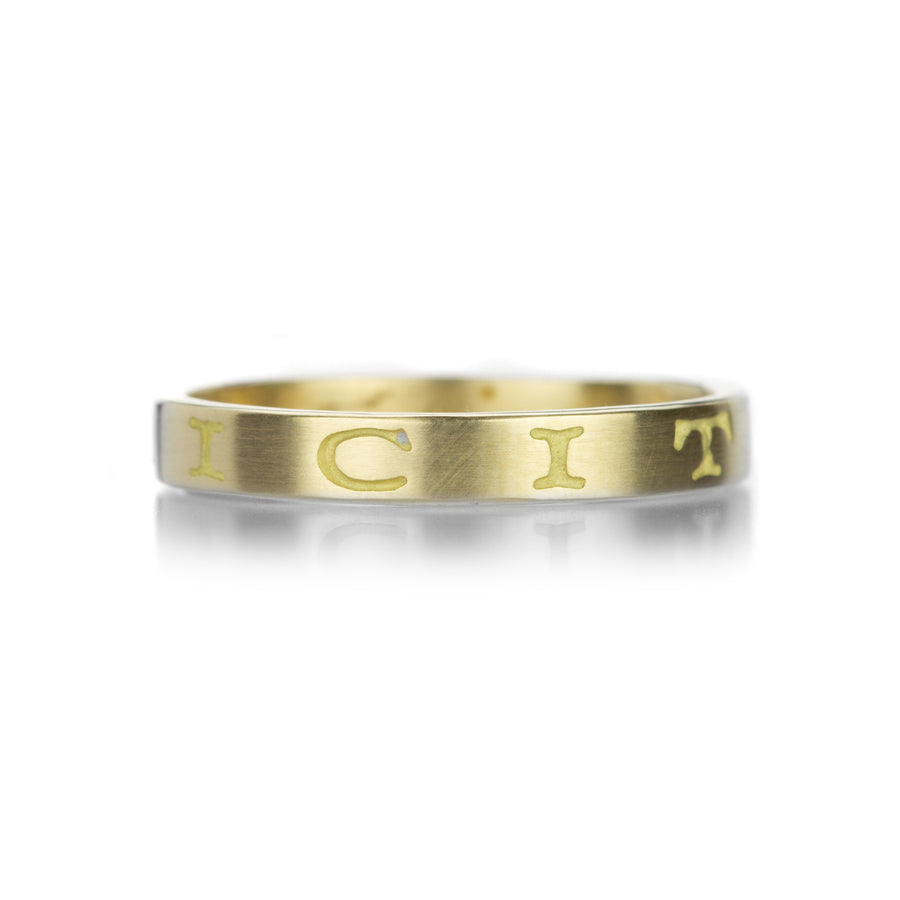 Gabriella Kiss 18k Yellow Gold Amicitia Band | Quadrum Gallery