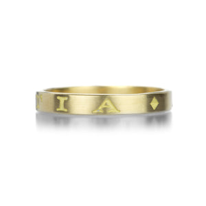 Gabriella Kiss 18k Yellow Gold Amicitia Band | Quadrum Gallery