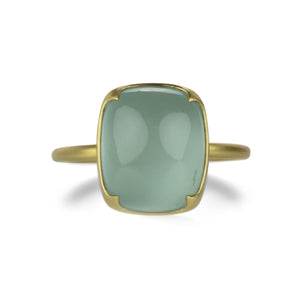 Gabriella Kiss 18k Aquamarine Cabochon Ring | Quadrum Gallery