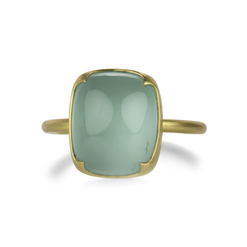 Gabriella Kiss 18k Aquamarine Cabochon Ring | Quadrum Gallery