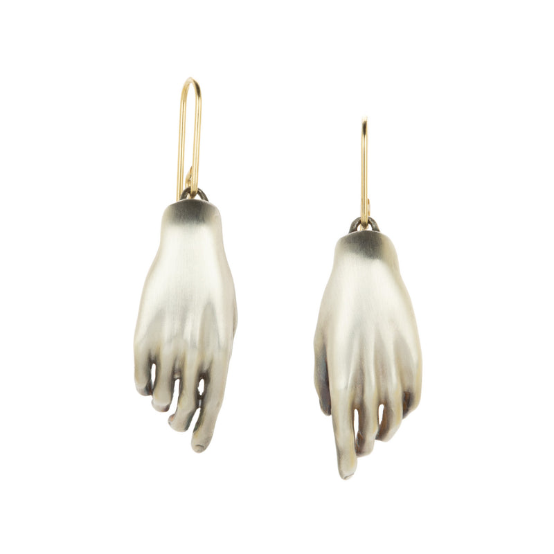 Gabriella Kiss Sterling Silver Hand Earrings | Quadrum Gallery