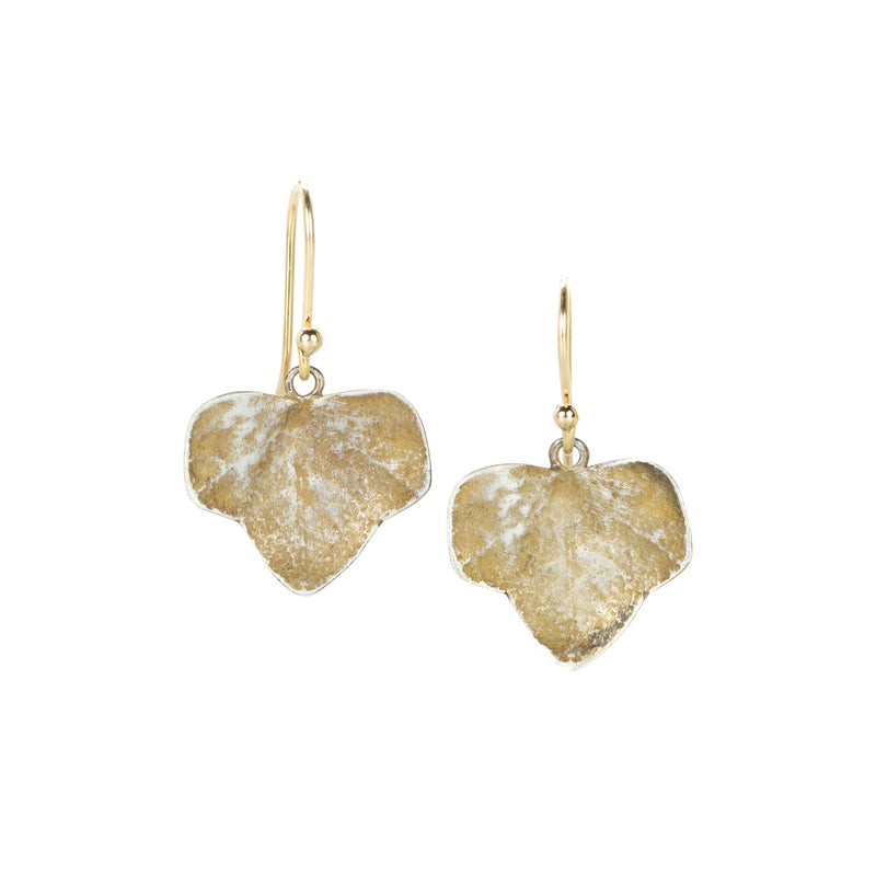 Gabriella Kiss Sterling Silver Ivy Leaf Drop Earrings - Small | Quadrum Gallery