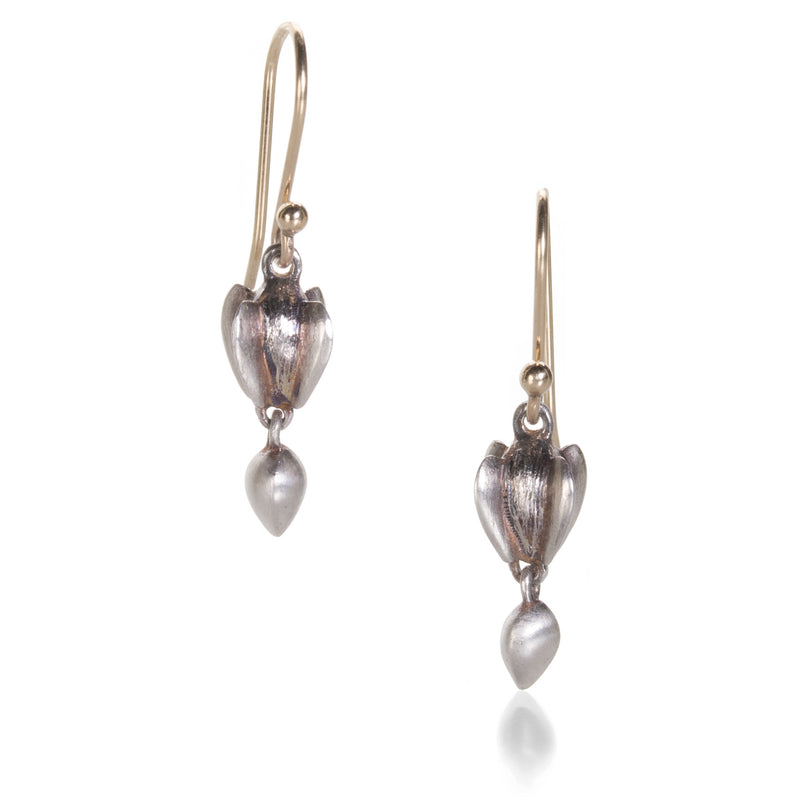 Gabriella Kiss Silver Buckwheat with Seed Drop Earrings | Quadrum Gallery