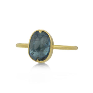 Gabriella Kiss Tumbled Aquamarine Ring | Quadrum Gallery