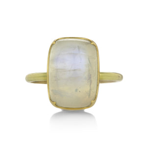 Gabriella Kiss Cushion Rainbow Moonstone Ring | Quadrum Gallery