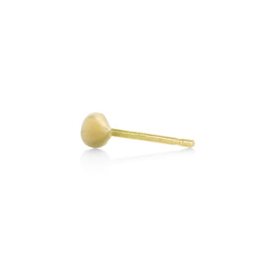 Gabriella Kiss 18k Yellow Gold Small Slug Stud (Single) | Quadrum Gallery