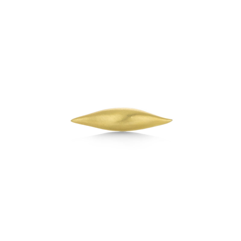 Gabriella Kiss 18k Yellow Gold Small Slug Stud (Single) | Quadrum Gallery