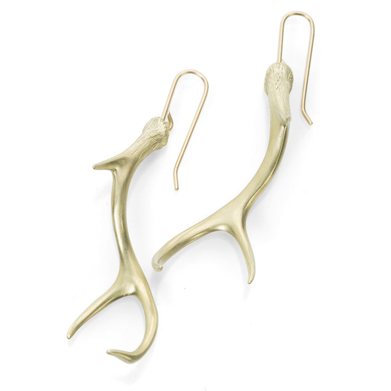 Gabriella Kiss 14k Small Antler Earrings | Quadrum Gallery