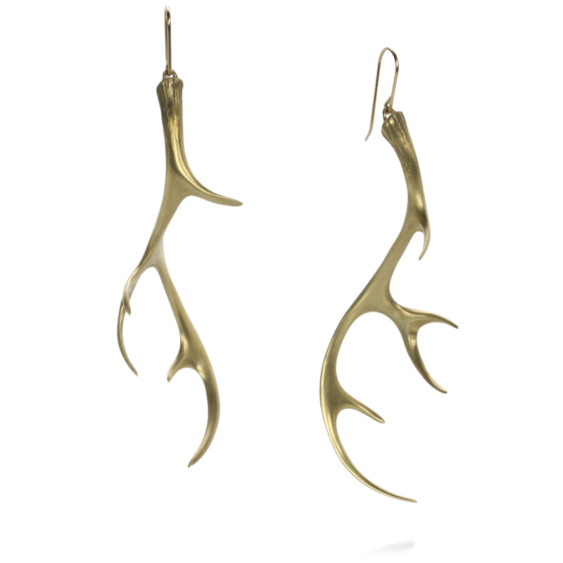 Gabriella Kiss 18k Large Antler Earrings | Quadrum Gallery