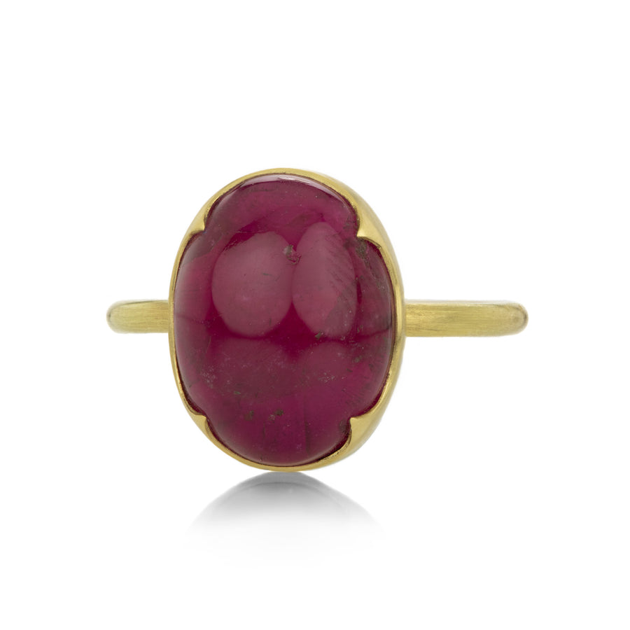 Gabriella Kiss 18k Oval Rubellite Ring | Quadrum Gallery