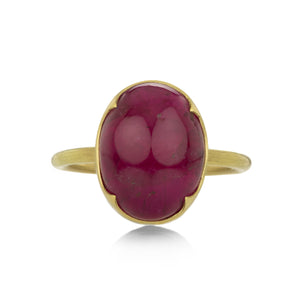 Gabriella Kiss 18k Oval Rubellite Ring | Quadrum Gallery