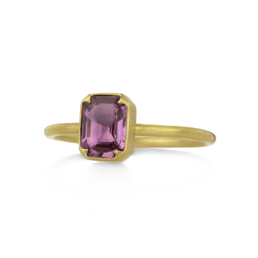 Gabriella Kiss 18k Natural Pink Sapphire Ring | Quadrum Gallery