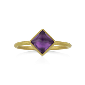 Gabriella Kiss 18k Square Faceted Amethyst Ring | Quadrum Gallery