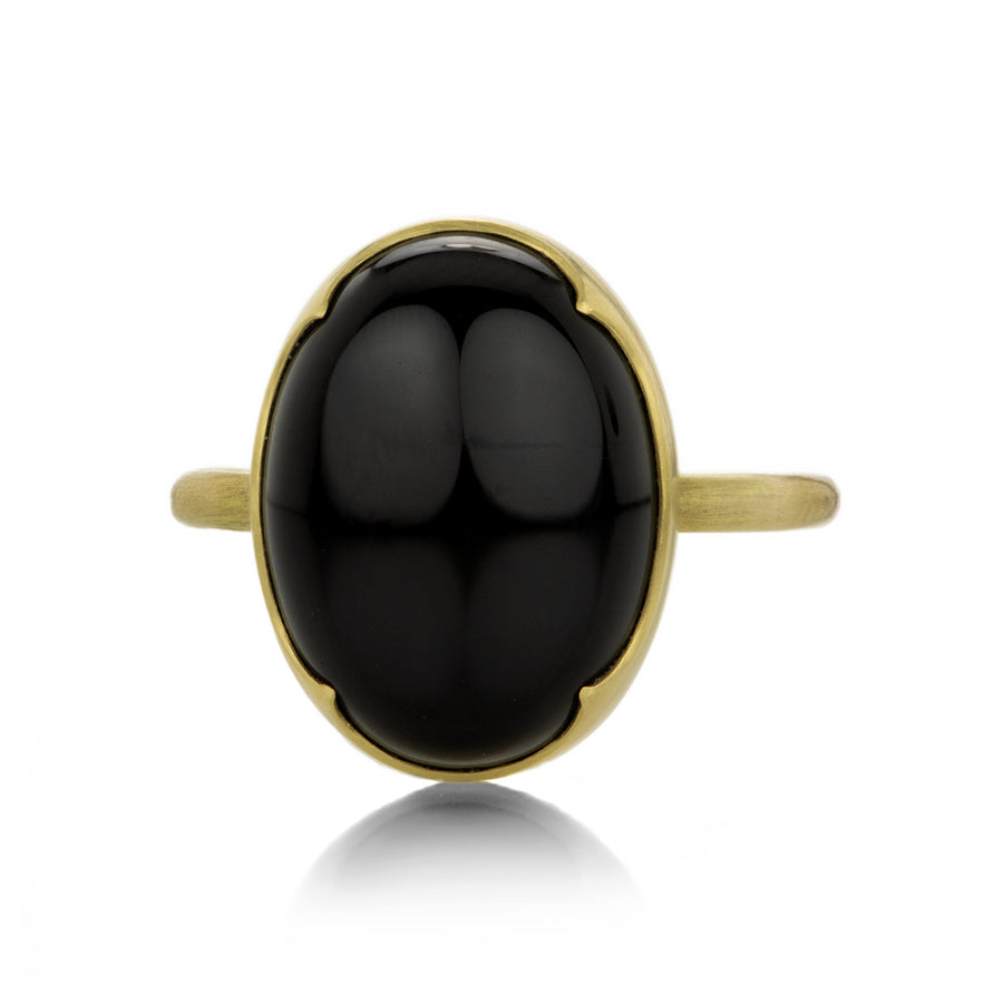 Gabriella Kiss Oval Onyx Ring | Quadrum Gallery
