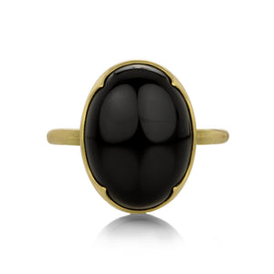 Gabriella Kiss Oval Onyx Ring | Quadrum Gallery