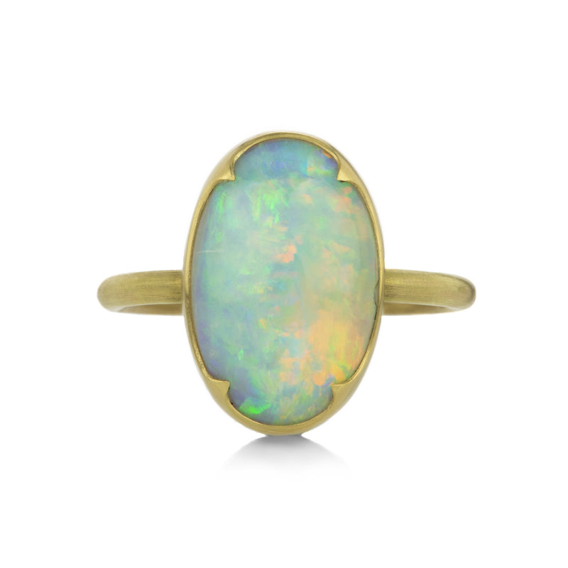 Gabriella Kiss 18k Oval Australian Opal Ring | Quadrum Gallery