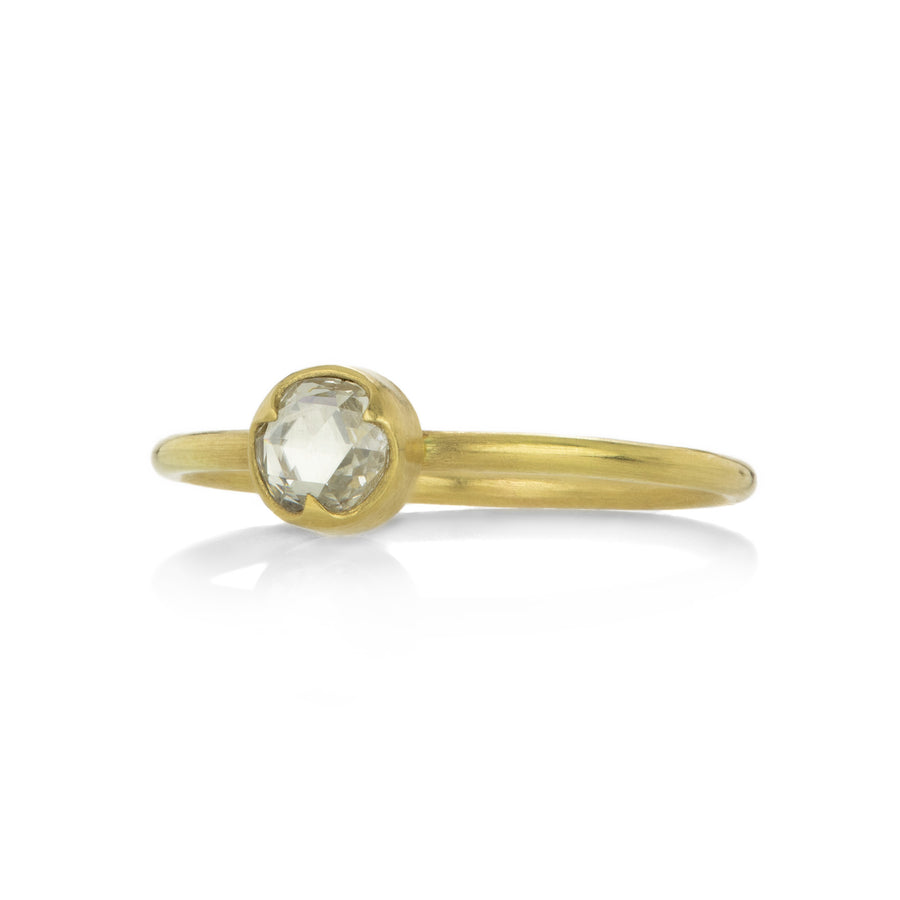 Gabriella Kiss 18k Round Rose Cut Diamond Ring | Quadrum Gallery