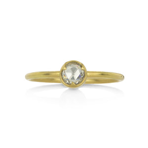 Gabriella Kiss 18k Round Rose Cut Diamond Ring | Quadrum Gallery