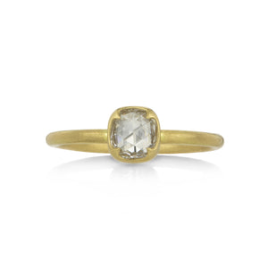 Gabriella Kiss 18k Cushion Cut White Diamond Ring | Quadrum Gallery